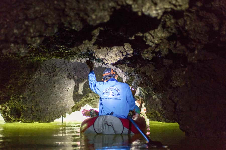 Phang Nga Bay Highlights: Kayaking and Cave Exploration Tour - Entering the sea caves by guided kayak