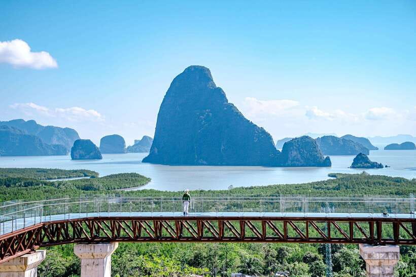 Phang Nga Bay: Skywalk at Samet Nangshe Entry Ticket - What the mangrove and karst view tells you