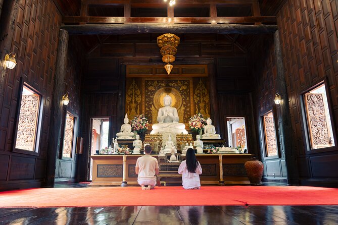 Phang Nga Full Day: Rafting, Temple, Waterfall + Phuket transfer - Wat Tha Sai, a beachside teak temple