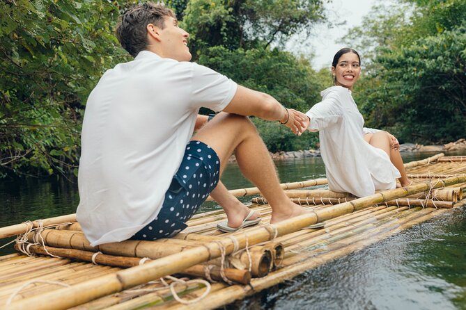 Phang Nga Full Day: Rafting, Temple, Waterfall + Phuket transfer - Lampee Waterfall and the final swim