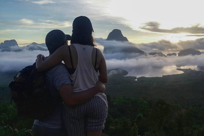 Phang Nga Treasures Sunrise Trekking and No-crowd James Bond by longtailed boat - Samet Nangshe Viewpoint at sunrise