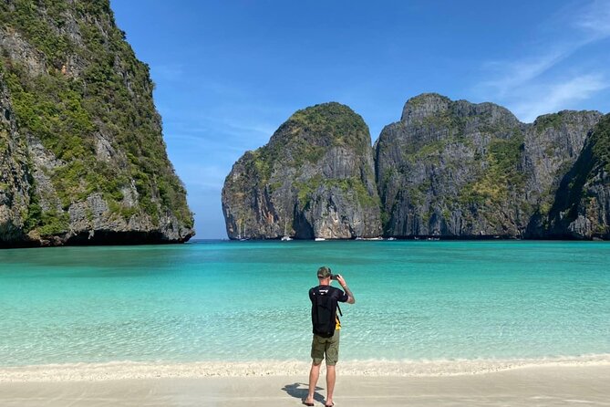 Phi Phi Islands and Maya Bay Tour by Speedboat from Krabi - Maya Bay and the cliffs of Phi Phi Leh