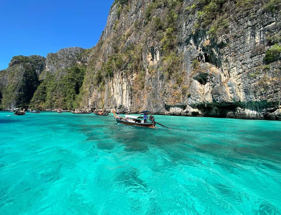 Phi Phi: Sunrise & Beat The Crowds to Maya Bay by Speedboat - Maya Bay: famous scenery with firm conservation rules
