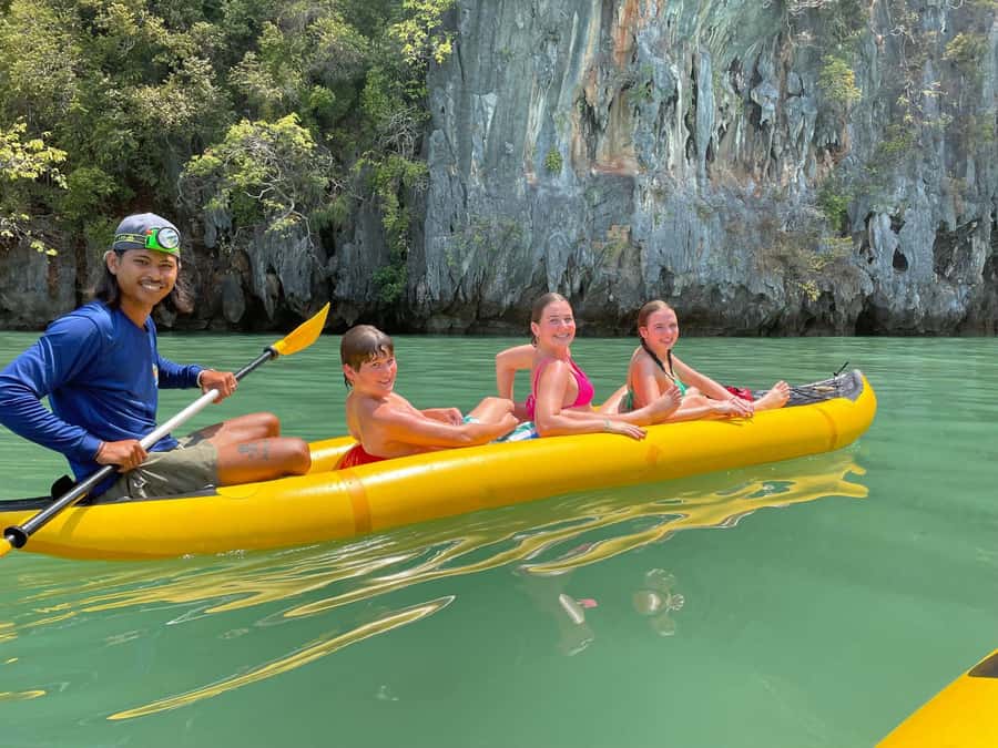 Phuket/Khao Lak: Phang Nga Bay's Grottoes & Golden Hour Glow - Panak Island: the first paddle into the caves