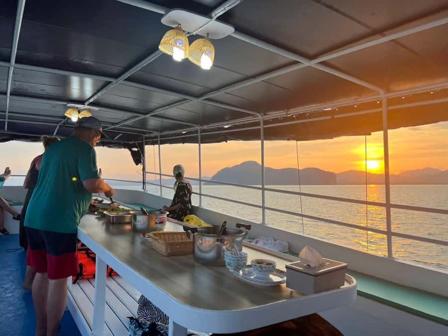 Phuket/Khao Lak: Phang Nga Bay's Grottoes & Golden Hour Glow - Hong Island adds a second view of the karst