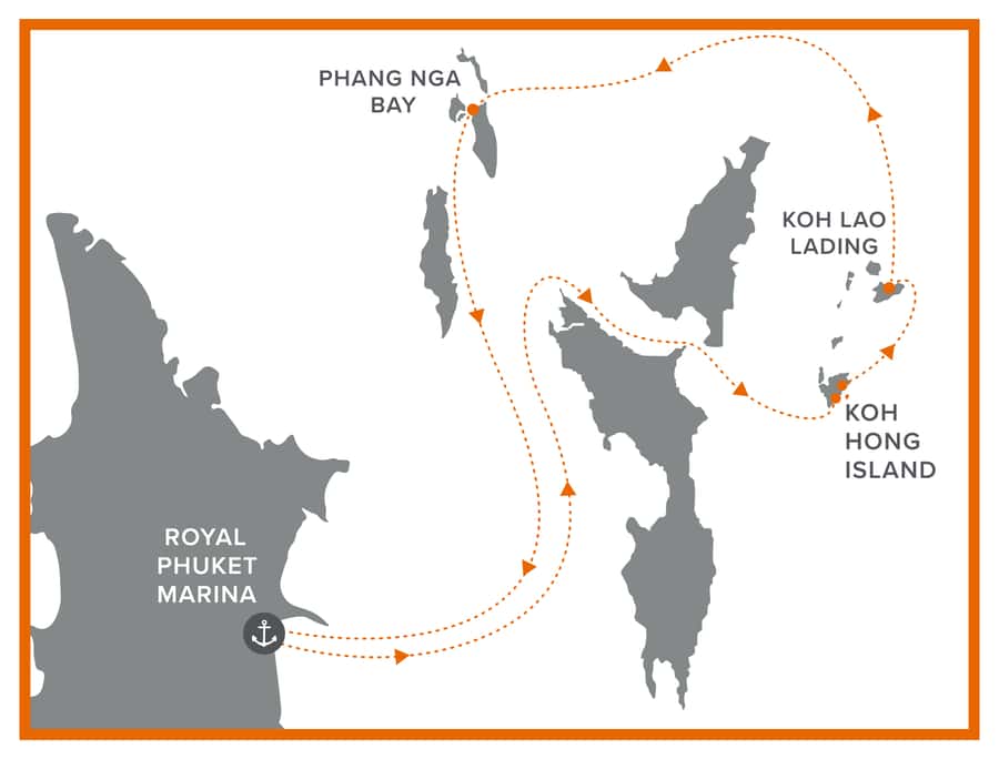 Phuket: Luxury HYPE Yacht to Phang Nga Bay and Hong Island - Koh Hong Lagoon, a short but scenic pause