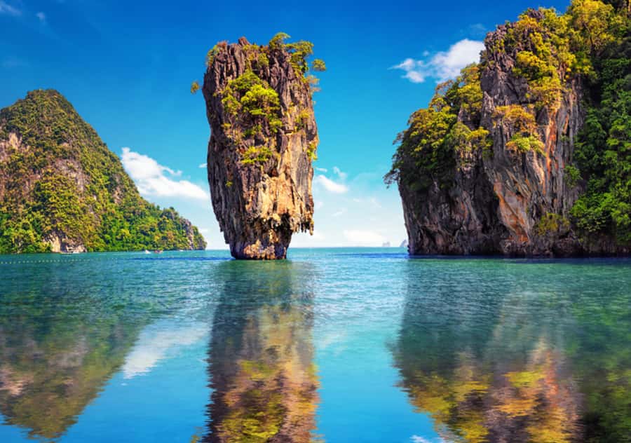 Phuket: Phang Nga Bay Bioluminescent Plankton and Sea Canoes - Panak Island and the cave walk
