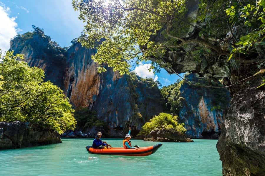 Phuket : Phang Nga Bay James Bond Islands By Speed Catamaran - The cave walk and its unusual appeal