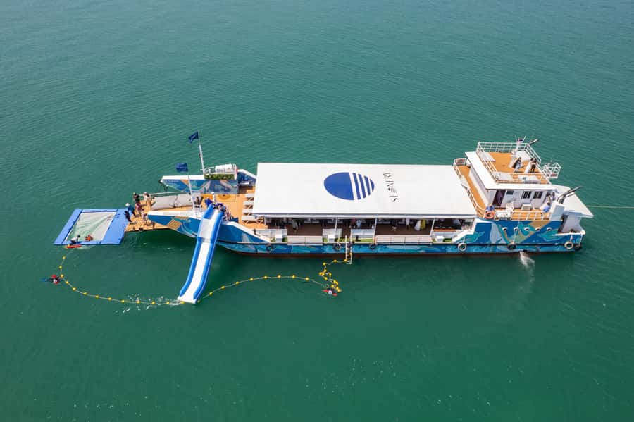 Phuket: Phang Nga Bay Lunch and Dinner Sunset Party Cruise - From Phuket hotel pickup to Ao Por Pier