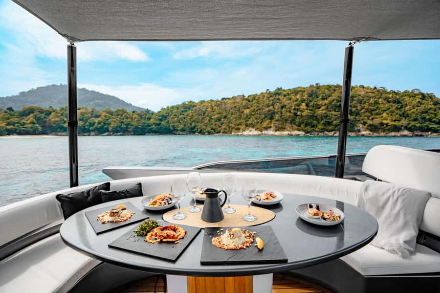 Phuket: Phi Phi Island & Maya Bay Luxury Yacht Day Tour - A polished day on Phuket’s island waters