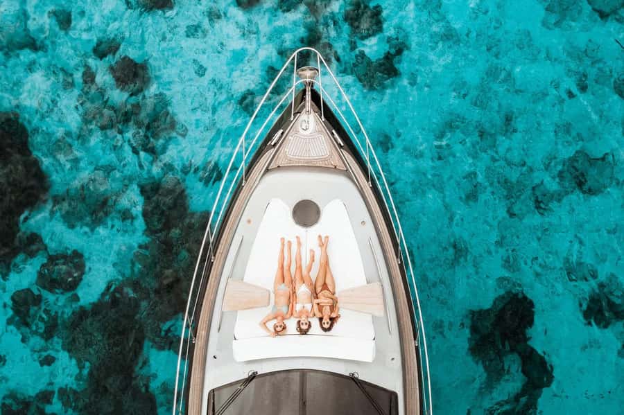 Phuket: Phi Phi Island & Maya Bay Luxury Yacht Day Tour - Swimming around Phi Phi Island