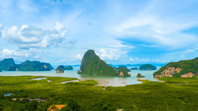 Phuket: Private Luxury Vintage Boat Trip to Phang Nga Bay - Khao Tapu and Khao Phing Kan, the movie islands