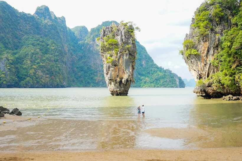 Phuket: Private Luxury Vintage Boat Trip to Phang Nga Bay - Walking through Koh Panyee floating village