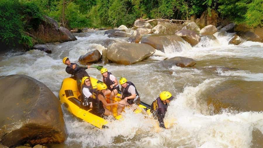 Phuket: White Water Rafting in Phang Nga (Early Bird) - Rope bridge and a 150-meter zipline