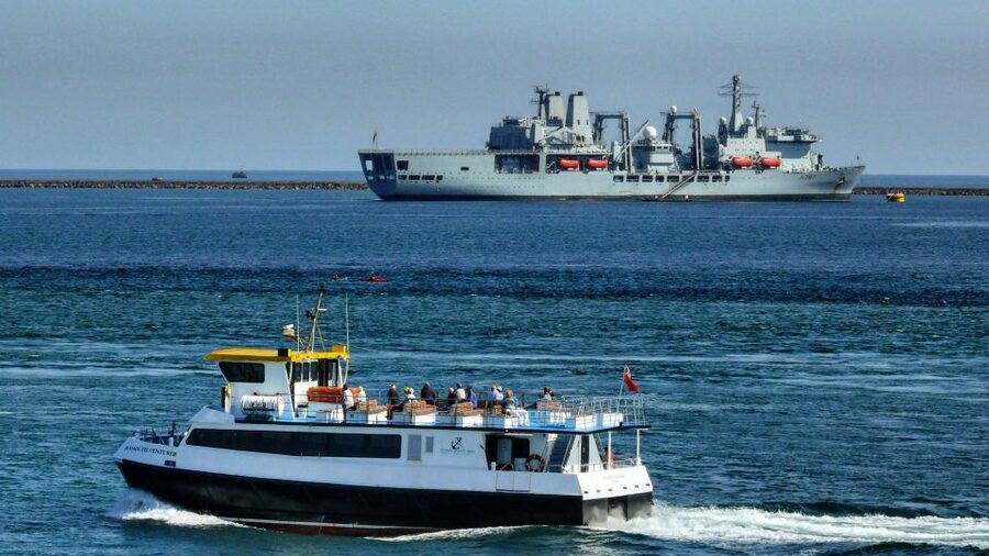 Plymouth: 1-Hour Scenic Harbour Cruise - Entering the River Tamar and the naval dockyard