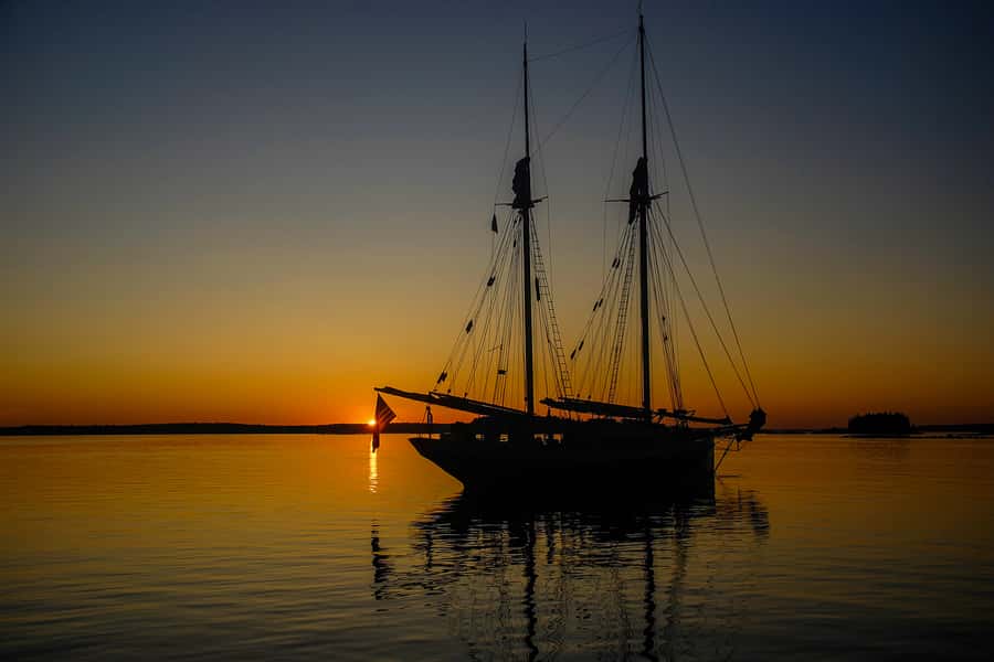Portland: Schooner Tall Ship Cruise on Casco Bay - The pleasure of a quiet two-hour cruise