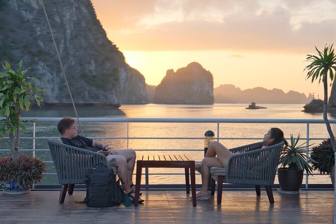Private 1 Day Tour in Ha Long Bay with Private Cruise or Group - A bamboo boat through quieter corners
