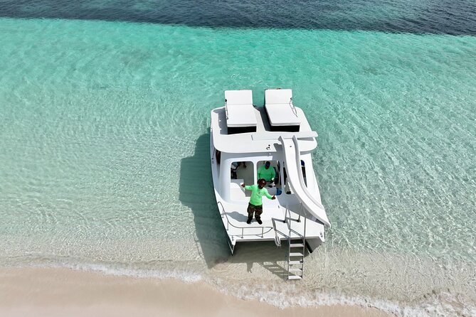 Private 4 Hour Power Catamaran Excursion in Grace Bay - Snorkeling, Swimming, and Boat Fun