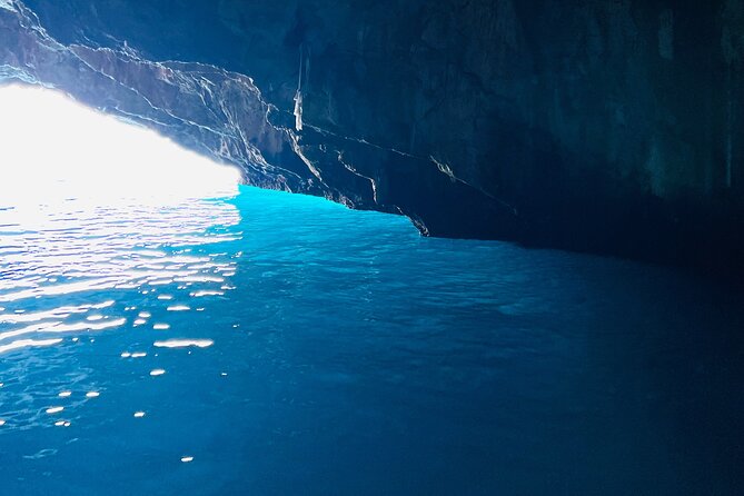 Private Blue Cave Adventure with Views of Boka Bay(up to 6pax) - Cruising Boka Bay from Park Slobode