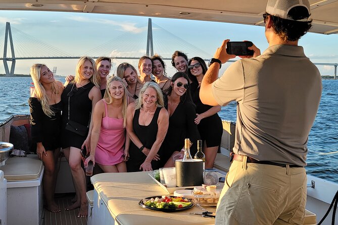 Private Sunset Harbor Tour 20 passenger party Yacht Kismet - A Charleston sunset cruise built around the harbor