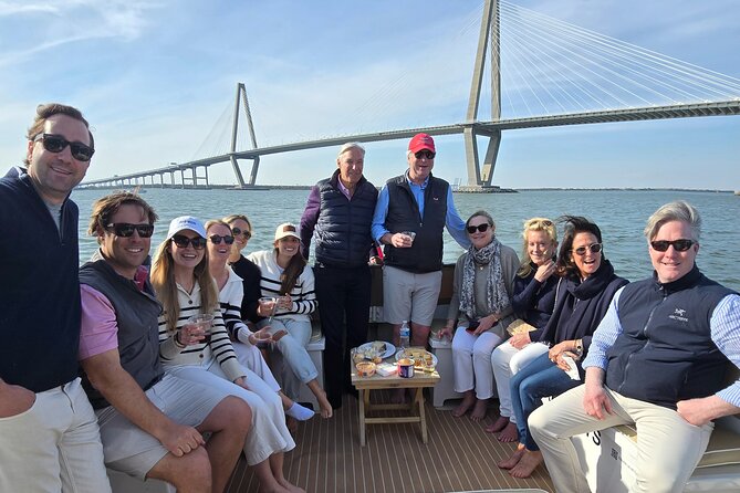 Private Sunset Harbor Tour 20 passenger party Yacht Kismet - USS Yorktown makes an impressive photo subject