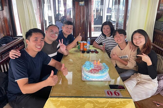PRIVATE TOUR HALONG BAY ONE DAY with Cave, Kayaking, Bamboo Boat - Seafood lunch and life aboard the boat