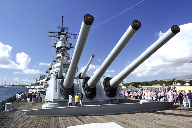Private USS Arizona and USS Missouri Pearl Harbor Tour - The USS Missouri on Ford Island