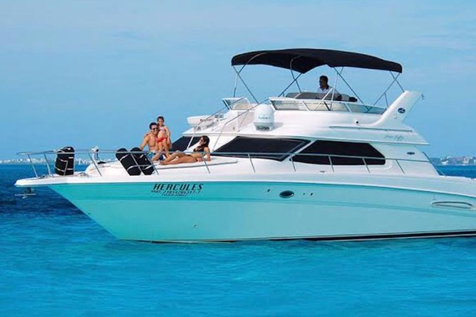 Private Yacht - 46 ft SeaRay Cancun Bay Snorkel 23P4 - Choosing Two, Four, or Six Hours
