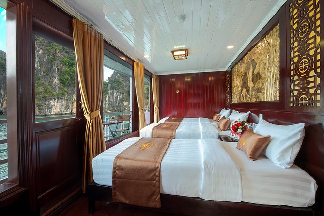 Renea Cruises - BEST Small Boat in Bai Tu Long & Halong Bay - Lunch, disembarkation, and the trip back to Hanoi
