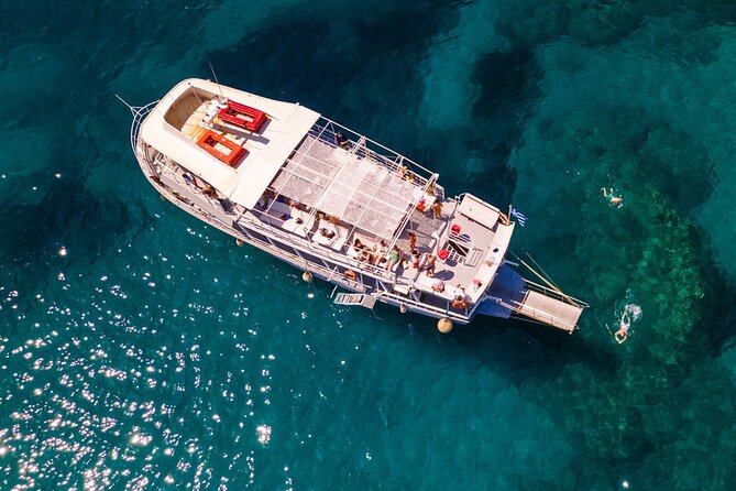 Rhodes Bay to Bay Swim Cruise-Greek Buffet w/wine included - Kallithea Springs and the Gulf’s red water