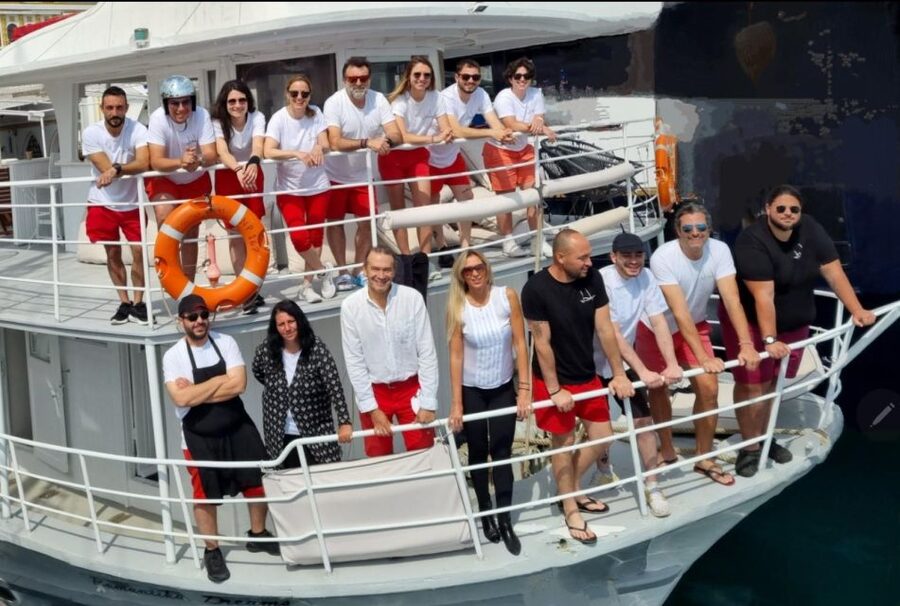Rhodes: Bay to Bay Swim Cruise with Greek Buffet and Wine - Kallithea Bay and the Springs