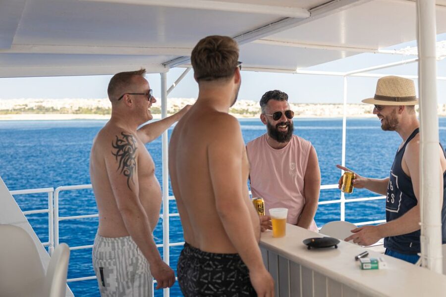 Rhodes: Bay to Bay Swim Cruise with Greek Buffet and Wine - What the Six Hours Feel Like