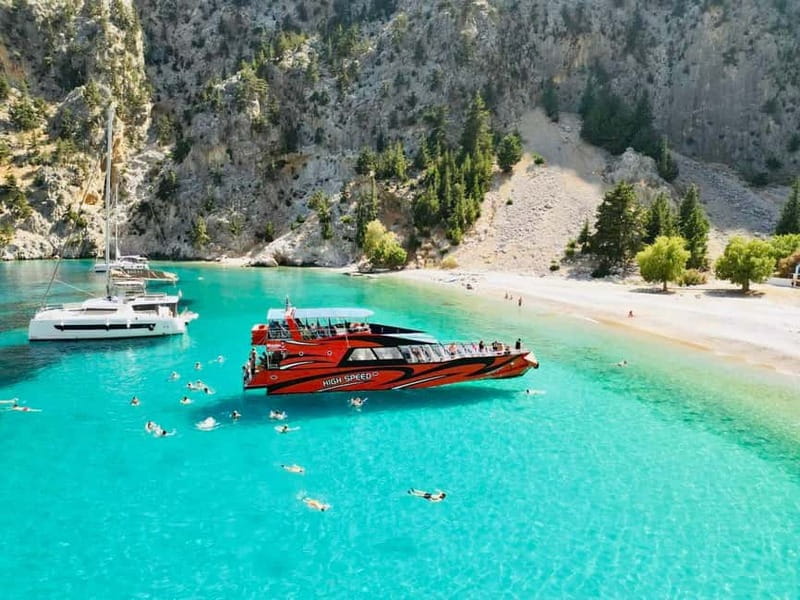 Rhodes: Cruise to Symi & St George's Bay with Hotel Transfer - A quick crossing with plenty of sea spray