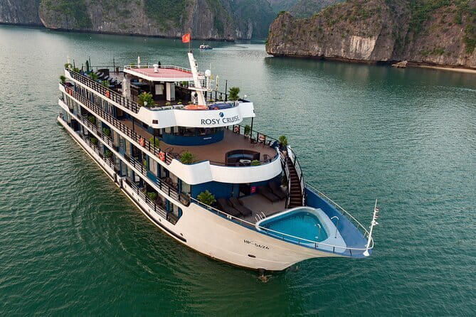 Rosy Cruise 3 Days Explore Halong Bay Lan Ha Bay Private Balcony - From Hanoi to Tuan Chau Harbor