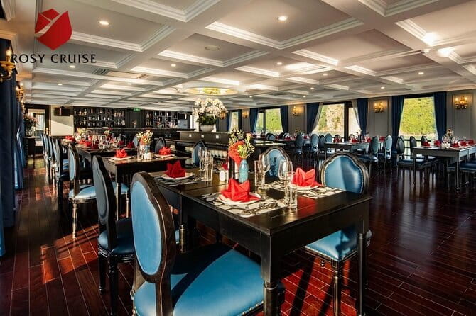 Rosy Cruise 3 Days Explore Halong Bay Lan Ha Bay Private Balcony - Kayaking, Swimming, and the First Sunset