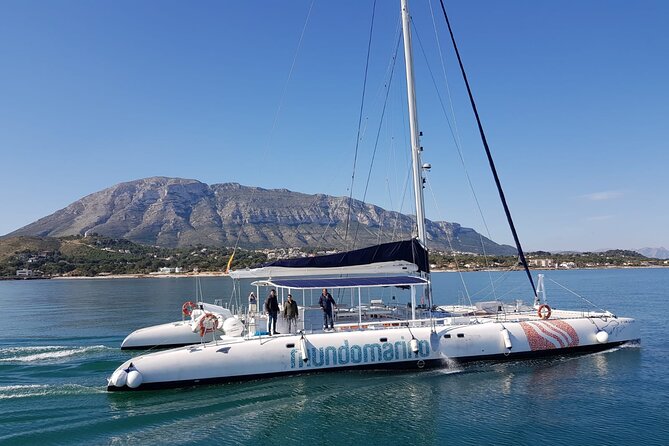 Sailing trip and swim in the bay of Dénia on a catamaran - Cabo de San Antonio from the water
