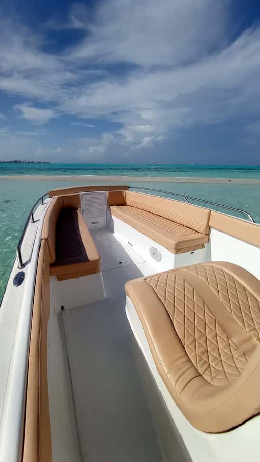 San Andres: Private San Andres Bay Tour by Luxury Speedboat - El Palito is for shallow-water snorkeling