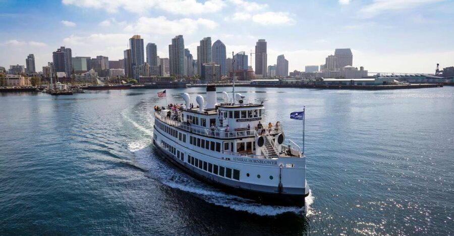San Diego: Bay Sights and Sips Sunset Cruise - Three levels, different views, different service