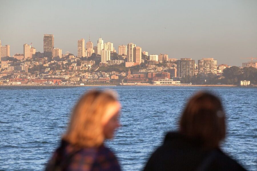 San Francisco Bay Sunset Cruise by Luxury Catamaran - Setting out from Pier 39