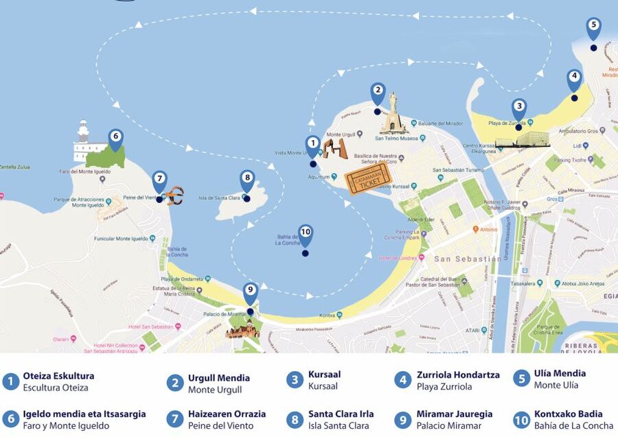 San Sebastian: Sustainable Catamaran Cruise with Audio Guide - What the $16 ticket really buys you