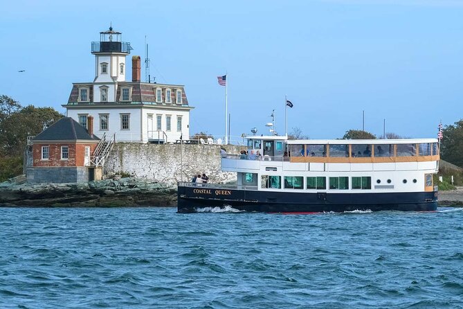 Scenic Bay Cruise of Narragansett Bay from Newport - Rose Island Lighthouse and the open bay