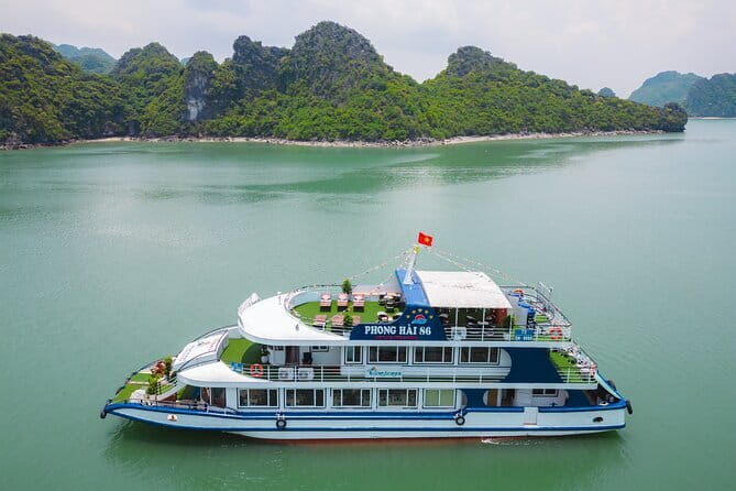 Sea Octopus Cruise - 5 Star Luxury YATCH Halong Bay Heritage Site - Titop Island: swim, climb, or slow down