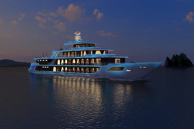Sea Octopus Cruise | First 5 Star Vessel | 7h Explore Halong Bay - Luon Cave by kayak or bamboo boat