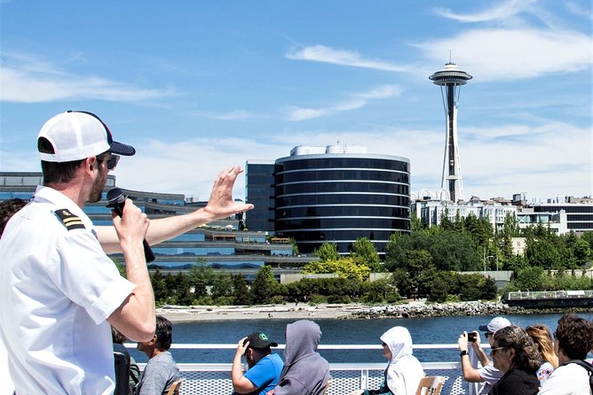 Seattle's Original Guided Harbor Cruise - Mt. Rainier, when the sky cooperates