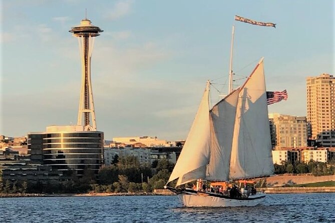 Seattle Sailing Harbor Tour - A tall ship view of Seattle