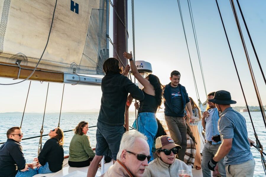 Seattle: Tall Sailboat Sunset Harbor Cruise - Practical details that improve the evening