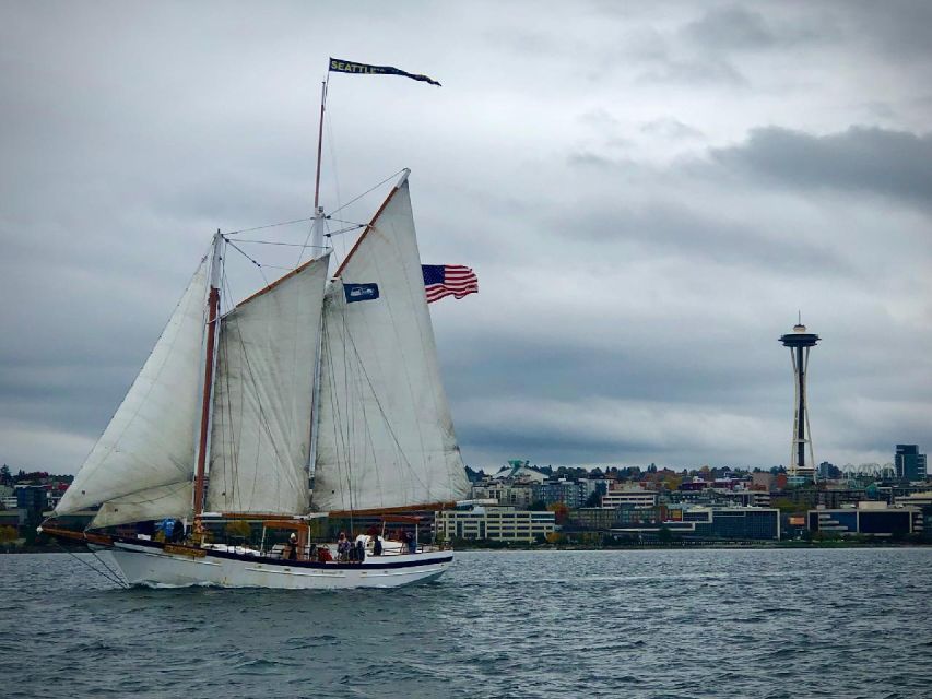 Seattle: Tall Ship Harbor Cruise - Getting under sail