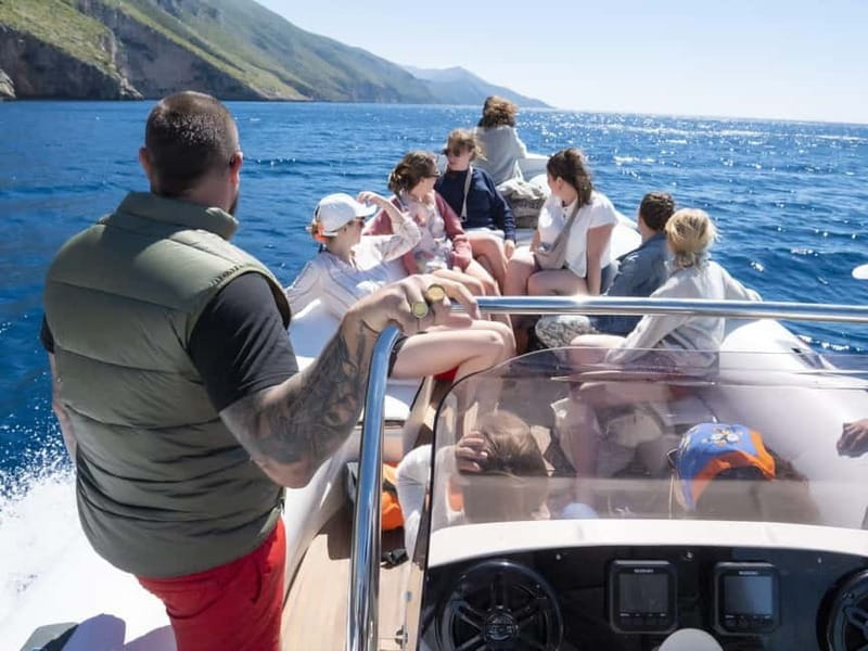 Secret Blue Cave & Grama Bay - Speed Boat Tour - Dafina Bay and the first proper swim