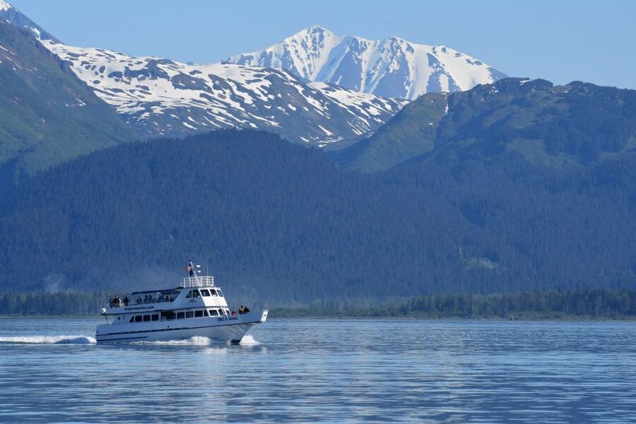 Seward: Resurrection Bay Orca Quest Cruise - The boat, seating, and time outdoors