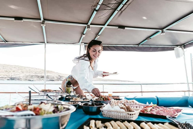 Sliema: Three Bay Cruise with Lunch & Optional Transfers - Daħlet Qorrot Bay and the Gozo coast